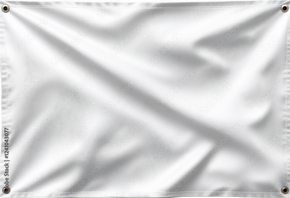 Obraz premium 결이 보이는 대형 현수막 배너 디자인 목업