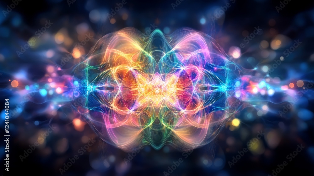 Vibrant abstract patterns display intricate design in mesmerizing 4k resolution Vibrant abstract patterns display intricate design in mesmerizing 4k resolution