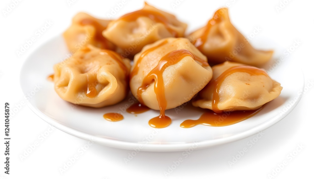 Delicious Dumplings with Caramel Sauce Recipe Delicious Dumplings with Caramel Sauce Recipe