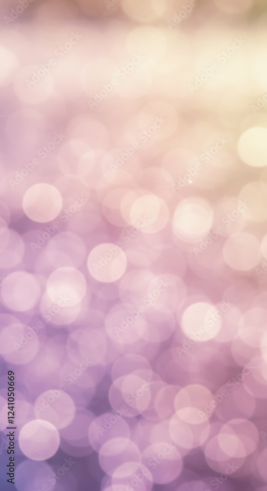 Obraz premium Soft pastel bokeh background with dreamy light effects and circular patterns