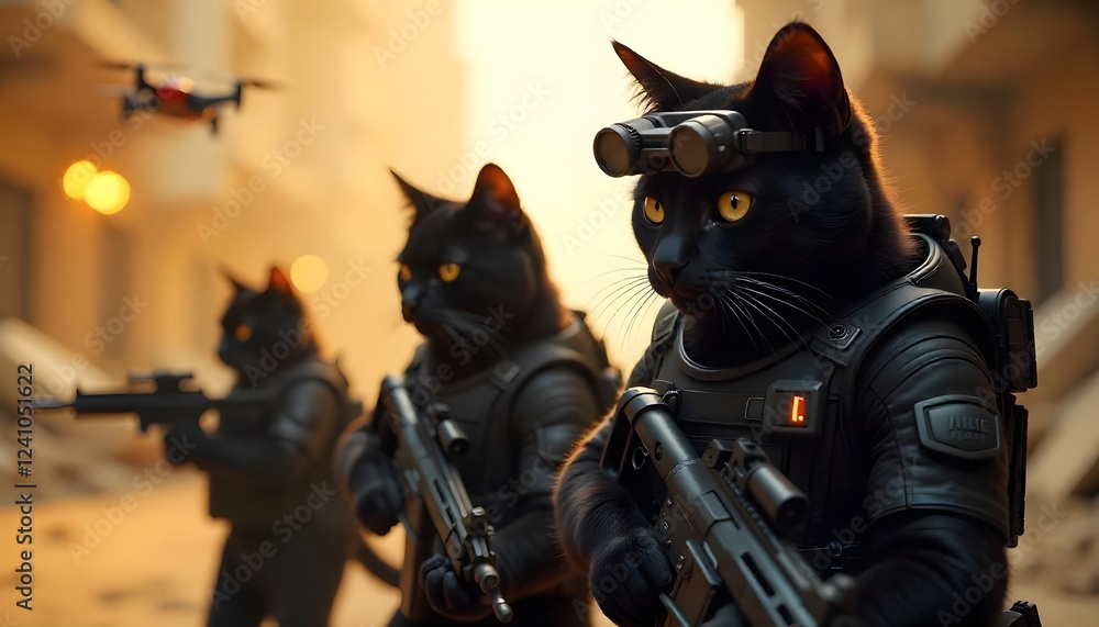 Elite Cat Commandos: Feline Force in Action Elite Cat Commandos: Feline Force in Action