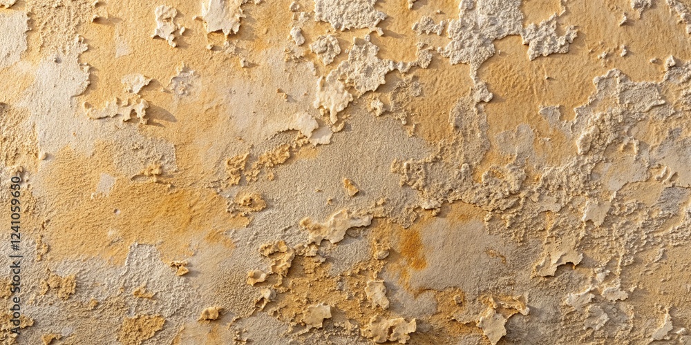 Drone View: Beige Plaster Wall with Gray Mold Texture - Abstract Architectural Background Drone View: Beige Plaster Wall with Gray Mold Texture - Abstract Architectural Background