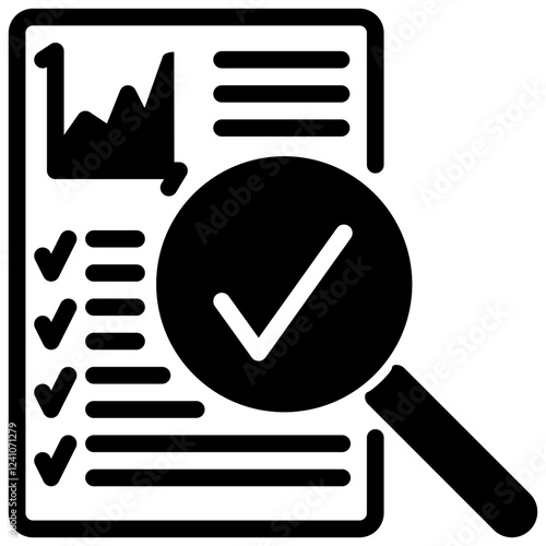 result vector glyph icon