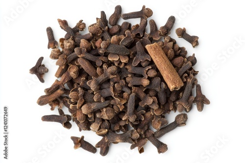 Wallpaper Mural Dry cloves pile isolated on white background Torontodigital.ca