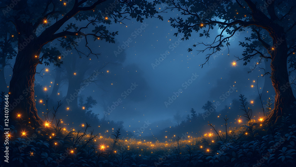 Naklejka premium Mystical background 