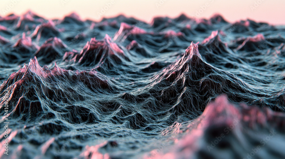 Majestic Ocean Waves at Sunset Create a Serene and Stunning Coastal Landscape Majestic Ocean Waves at Sunset Create a Serene and Stunning Coastal Landscape