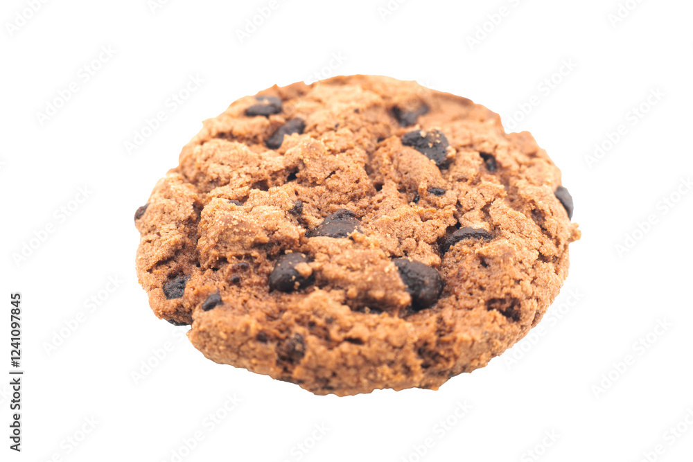 Cookie on white background, with clipping path Cookie on white background, with clipping path