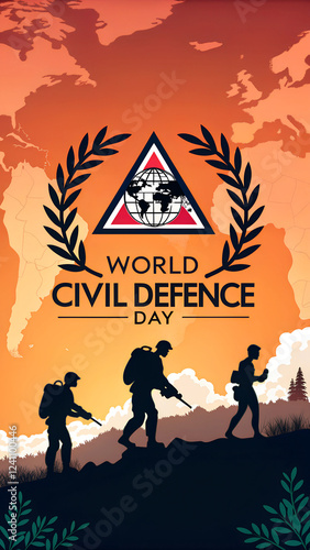 world civil defence day ,Military Tribute: Strength and Unity
