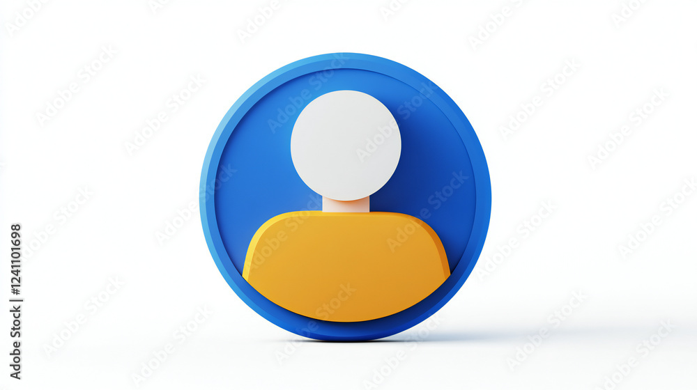 Blue user icon symbol or website admin social profile login communication website element concept. illustration on white background 3D rendering.Online education student user 3D
Blue user icon symbol or website admin social profile login communication website element concept. illustration on white background 3D rendering.Online education student user 3D