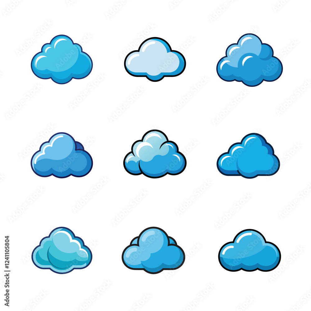 Obraz premium weather icons set