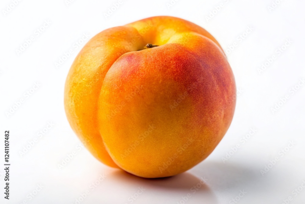 Juicy Apricot on White, Long Exposure, Macro Photography Juicy Apricot on White, Long Exposure, Macro Photography