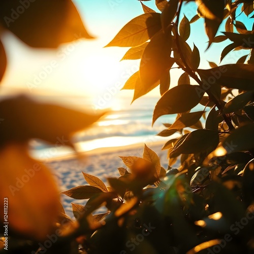sun and tree