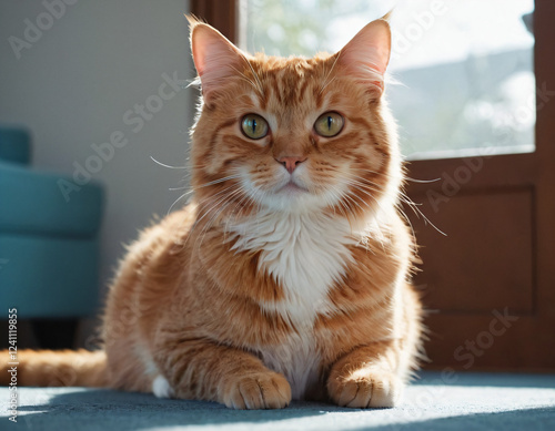 Wallpaper Mural Ginger cat Torontodigital.ca