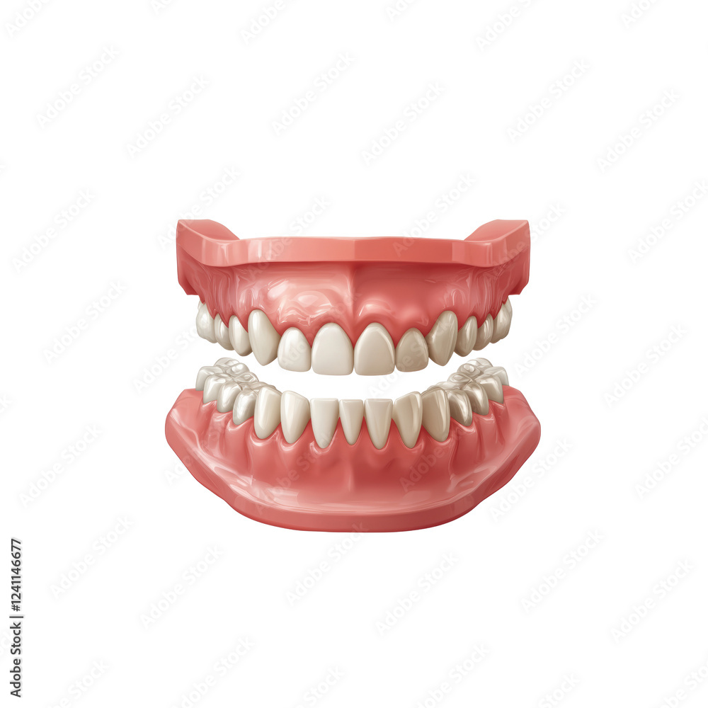 Fototapeta premium Realistic Human Teeth Anatomy Model for Dental Education Purpose