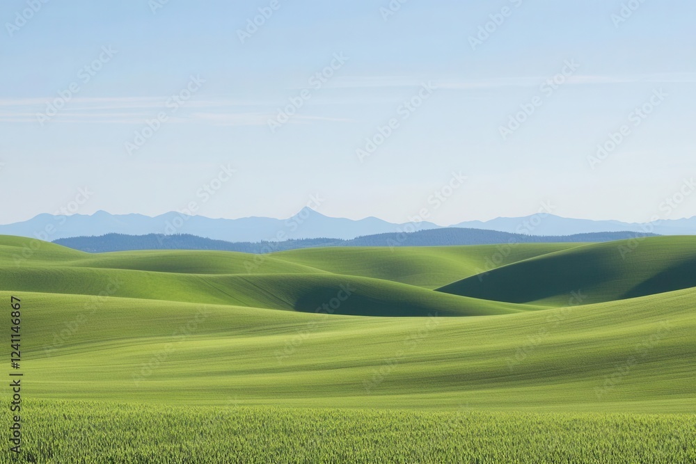 horizontal landscape photo capturing the essence of nature's beauty, featuring rolling hills, vibrant greenery, and a clear blue sky, evoking serenity horizontal landscape photo capturing the essence of nature's beauty, featuring rolling hills, vibrant greenery, and a clear blue sky, evoking serenity