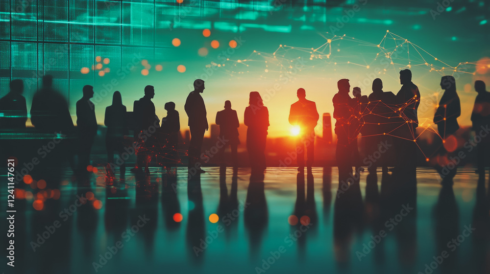 abstract professional business team people innovation connection of line from nail node to node on map background , networking concep abstract professional business team people innovation connection of line from nail node to node on map background , networking concep
