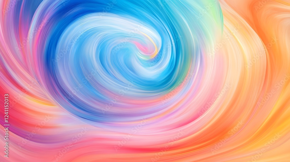 Obraz premium Generate an abstract background with swirling rainbow colors that evokes the energy and creativity