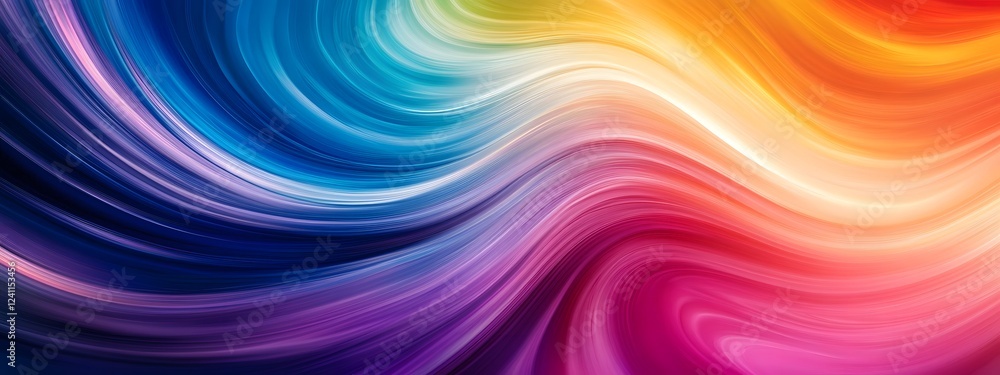 Generate an abstract background with swirling rainbow colors that evokes the energy and creativity
Generate an abstract background with swirling rainbow colors that evokes the energy and creativity