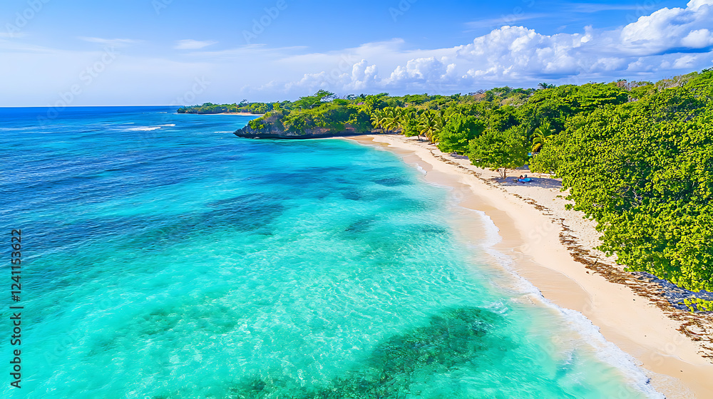 Obraz premium Dynamic water splash, bubbles, ripples, underwater light rays and tranquil ocean views