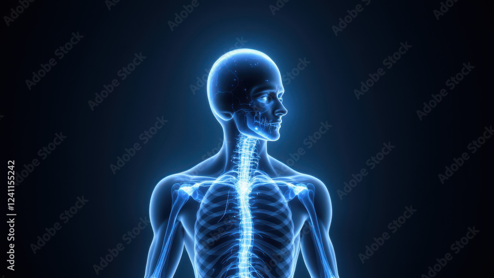 Vagus Nerve Stimulation - A 3D rendering of a human head with an emphasis on the vns nerve system and related anatomy. Vagus Nerve Stimulation - A 3D rendering of a human head with an emphasis on the vns nerve system and related anatomy.