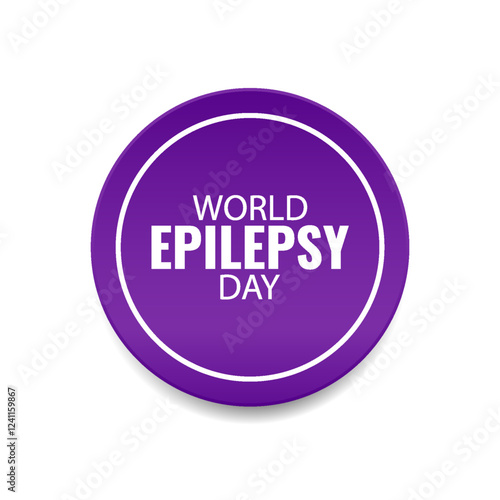 Vector Illustration of World Epilepsy Day.
