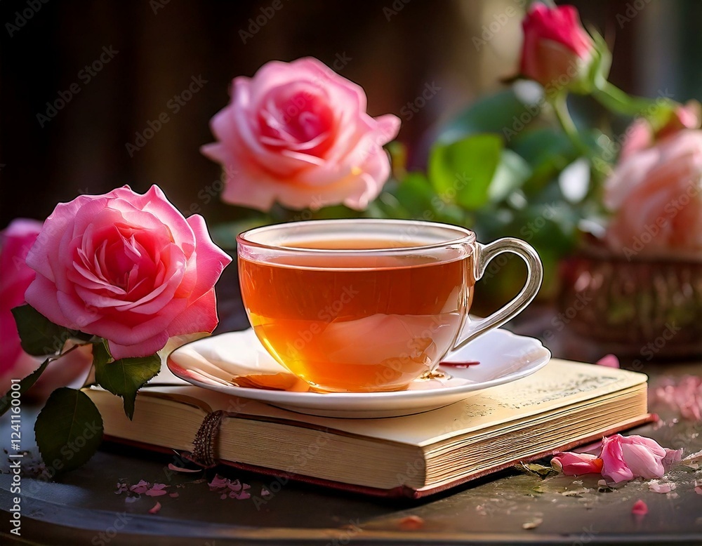 Aesthetic Beverages and Roses: A Harmony of Tea, Coffee, and Cocktails..Immerse Yourself in the Elegance of Floral and Drink Photography Aesthetic Beverages and Roses: A Harmony of Tea, Coffee, and Cocktails..Immerse Yourself in the Elegance of Floral and Drink Photography