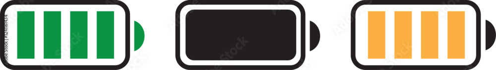 Obraz premium Mobile phone battery icon