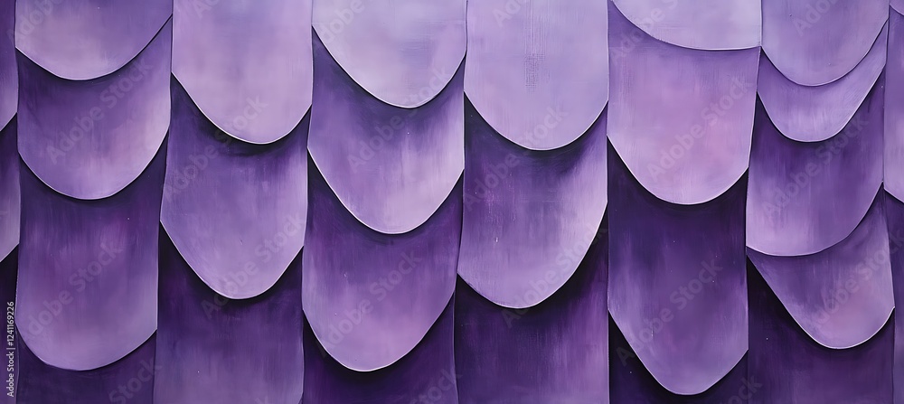 Fototapeta premium A bold purple backdrop with different-sized circular shapes, forming a sleek and modern minimalist background design.