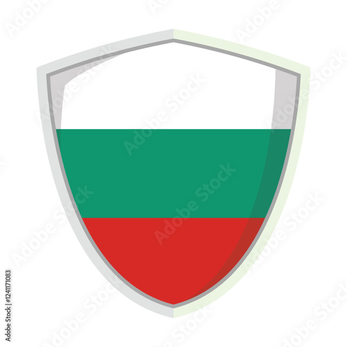 Bulgarian national flag shield Badge Free Download Bulgarian national flag shield Badge - GFXLoad