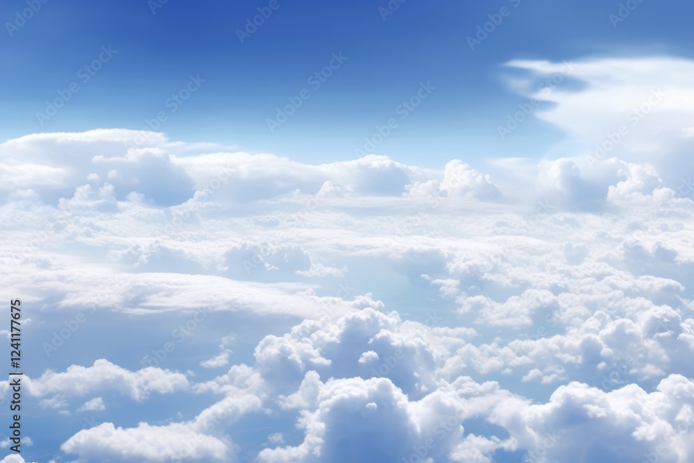 White Fluffy Clouds in Aerial View over Sky: Perfect Wallpaper for Your Desktop with Nobody Around White Fluffy Clouds in Aerial View over Sky: Perfect Wallpaper for Your Desktop with Nobody Around
