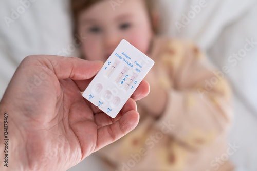 Child tests positive for Respiratory Syncytial Virus RSV.