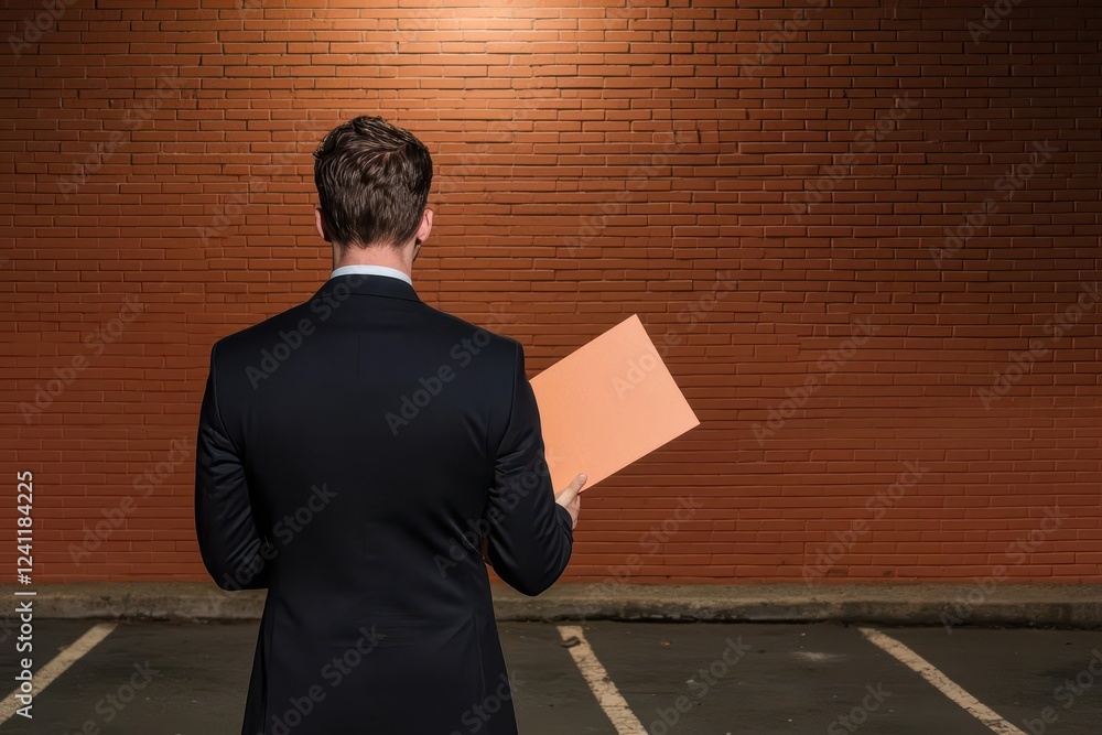 Employee secretly passing confidential documents in a dimly lit parking lot, symbolizing corporate espionage and corruption Employee secretly passing confidential documents in a dimly lit parking lot, symbolizing corporate espionage and corruption