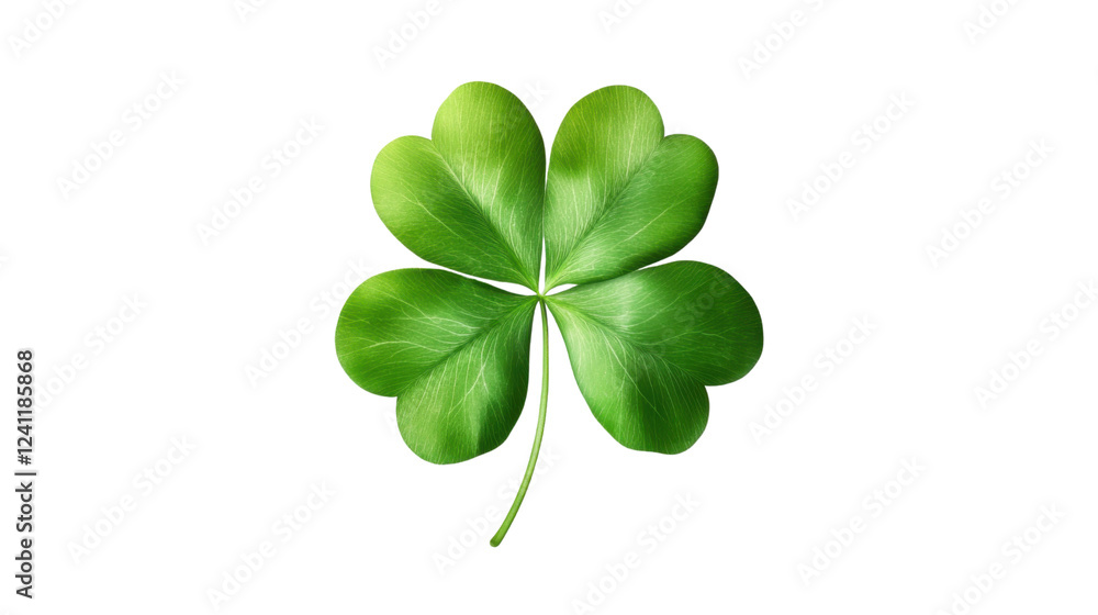 Shamrock four clover leaf isolated on white background Shamrock four clover leaf isolated on white background