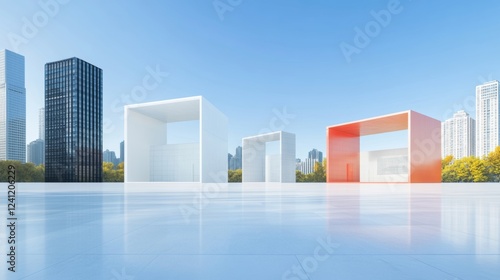 modern office building