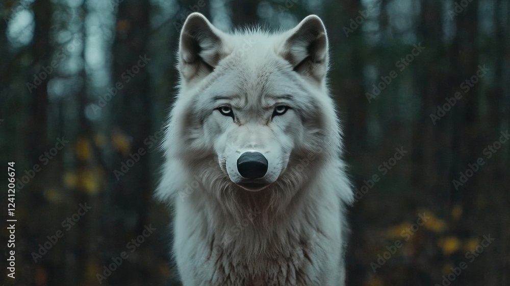 Obraz premium wolf in the woods