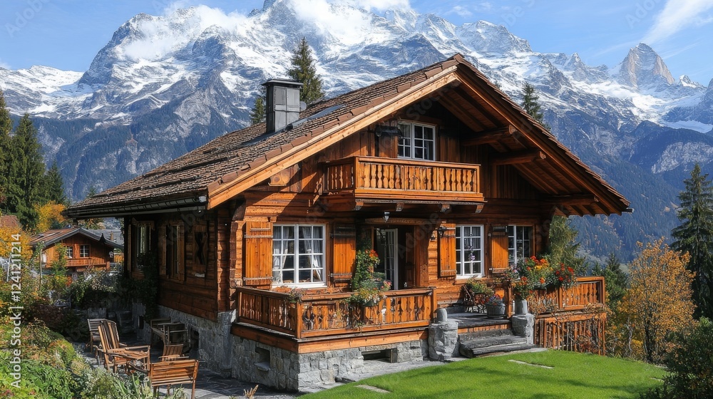 swiss alpine village