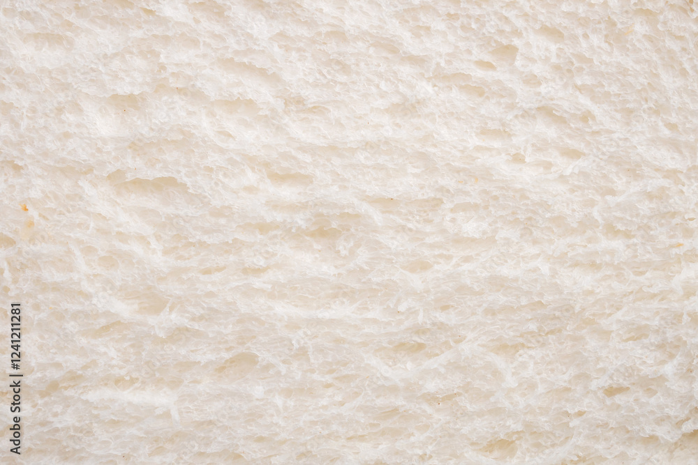 Macro bread slice texture pattern background close up Macro bread slice texture pattern background close up
