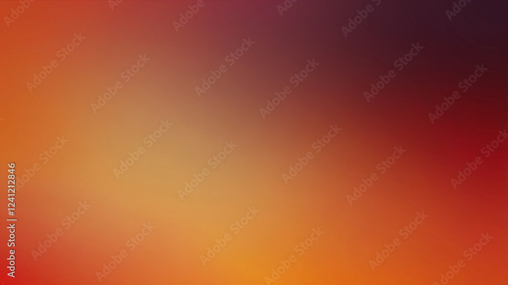 Naklejka premium Sunset Orange and Red Gradient Blur Background – Warm and Fiery Design
