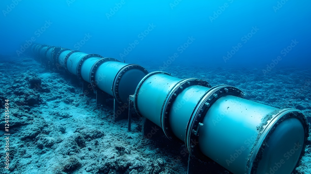 Underwater Turbines Harnessing Ocean Currents to Power Water Purification Plants,Sustainable Marine Underwater Turbines Harnessing Ocean Currents to Power Water Purification Plants,Sustainable Marine