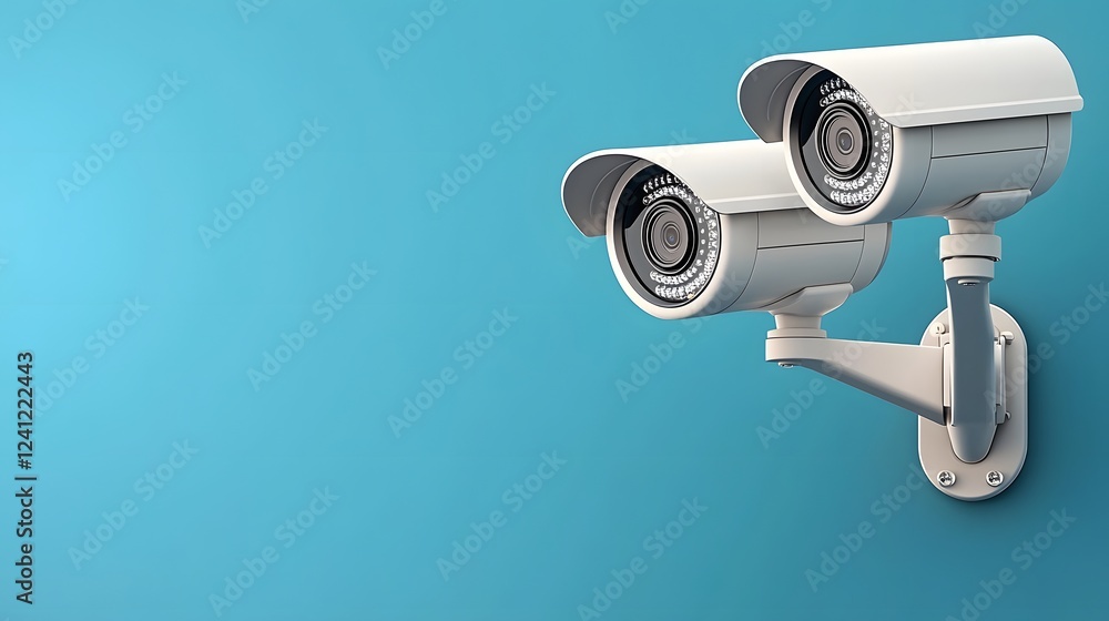 Rooftop mounted security monitoring a high security government facility with encrypted real time video feeds for comprehensive surveillance and threat detection Rooftop mounted security monitoring a high security government facility with encrypted real time video feeds for comprehensive surveillance and threat detection