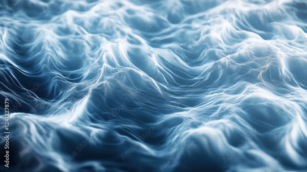 Obraz premium High-tech background depicting a flowing data stream