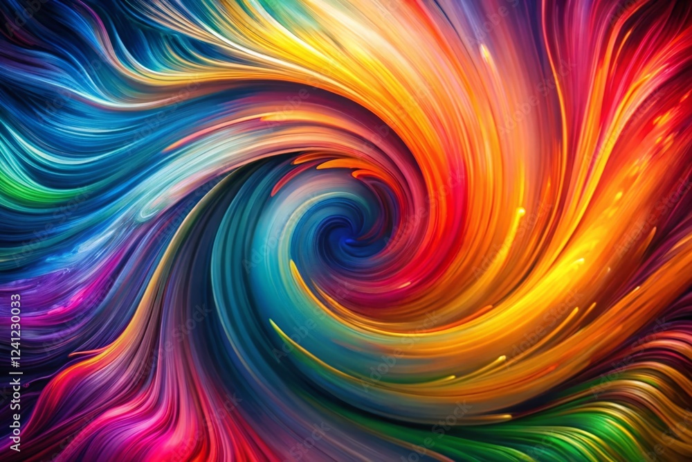 Vibrant Abstract Swirls: Long Exposure Colorful Background Vibrant Abstract Swirls: Long Exposure Colorful Background