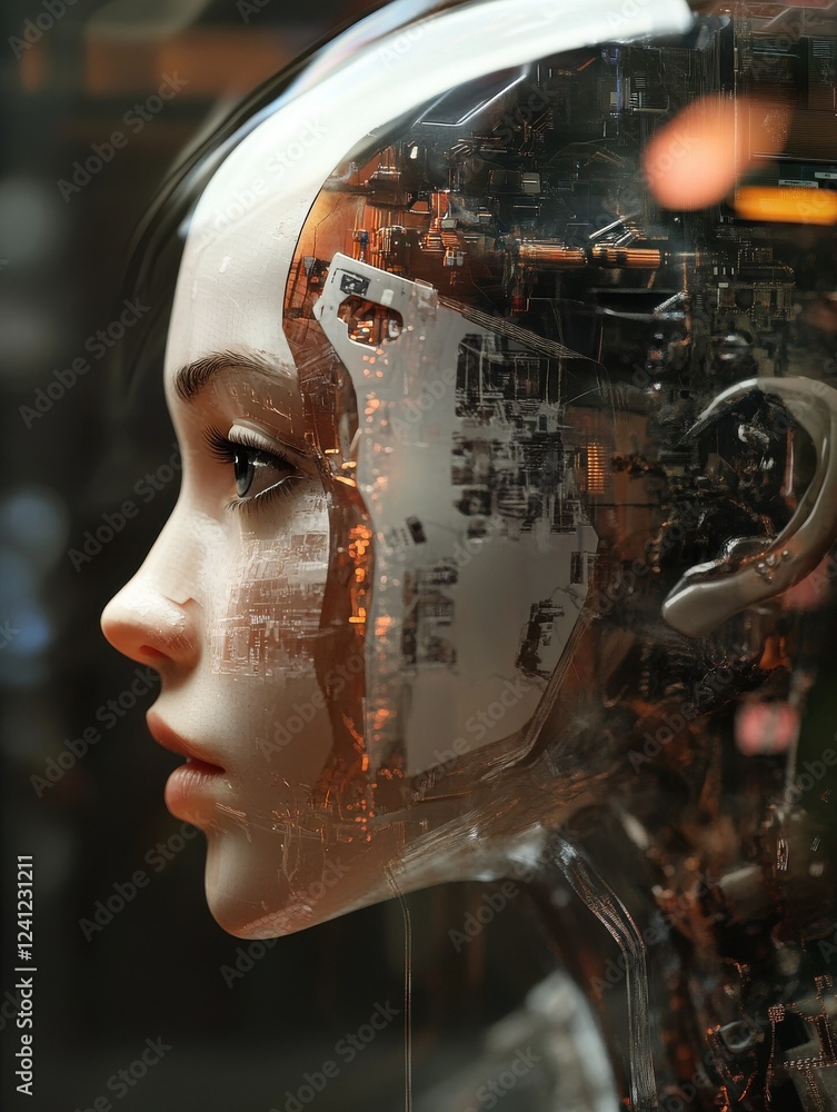 Fototapeta premium the ethical considerations in machine learning