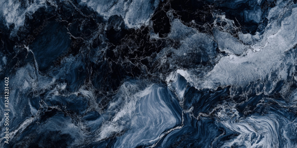 Dark stormy marble background with swirling deep gray and navy veins, dramatic and moody. Dark stormy marble background with swirling deep gray and navy veins, dramatic and moody.