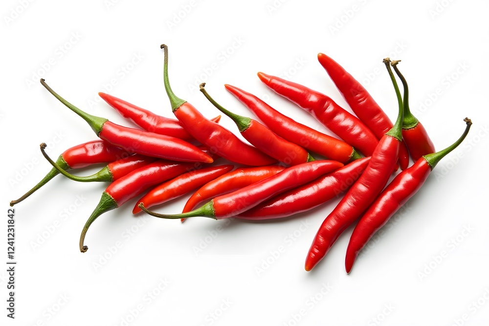 A creative arrangement of chili peppers forming a spicy red arrow. A creative arrangement of chili peppers forming a spicy red arrow.
