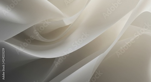Elegant Beige Abstract Waves Background for Presentations and Design Projects