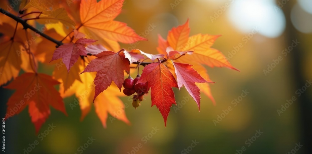 Carpinus betulus in autumn with drooping inflorescence and leaves in focus, flowers, deciduous, autumn colors Carpinus betulus in autumn with drooping inflorescence and leaves in focus, flowers, deciduous, autumn colors