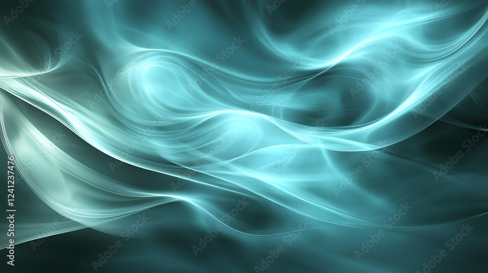 A soothing teal design with soft flowing curves and subtle gradients, evoking a sense of modern tranquility. A soothing teal design with soft flowing curves and subtle gradients, evoking a sense of modern tranquility.