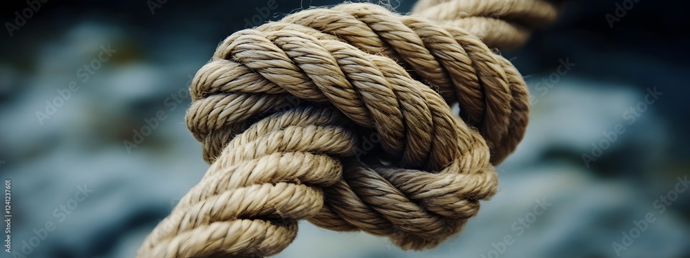 Close-up of a rope with an intricate knot, symbolizing strength and defined laws
Close-up of a rope with an intricate knot, symbolizing strength and defined laws