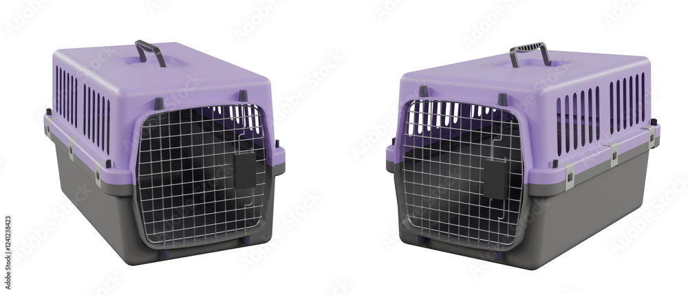 pet carrier isolated on white pet carrier isolated on white